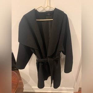 Rudsak wrap coat size large black